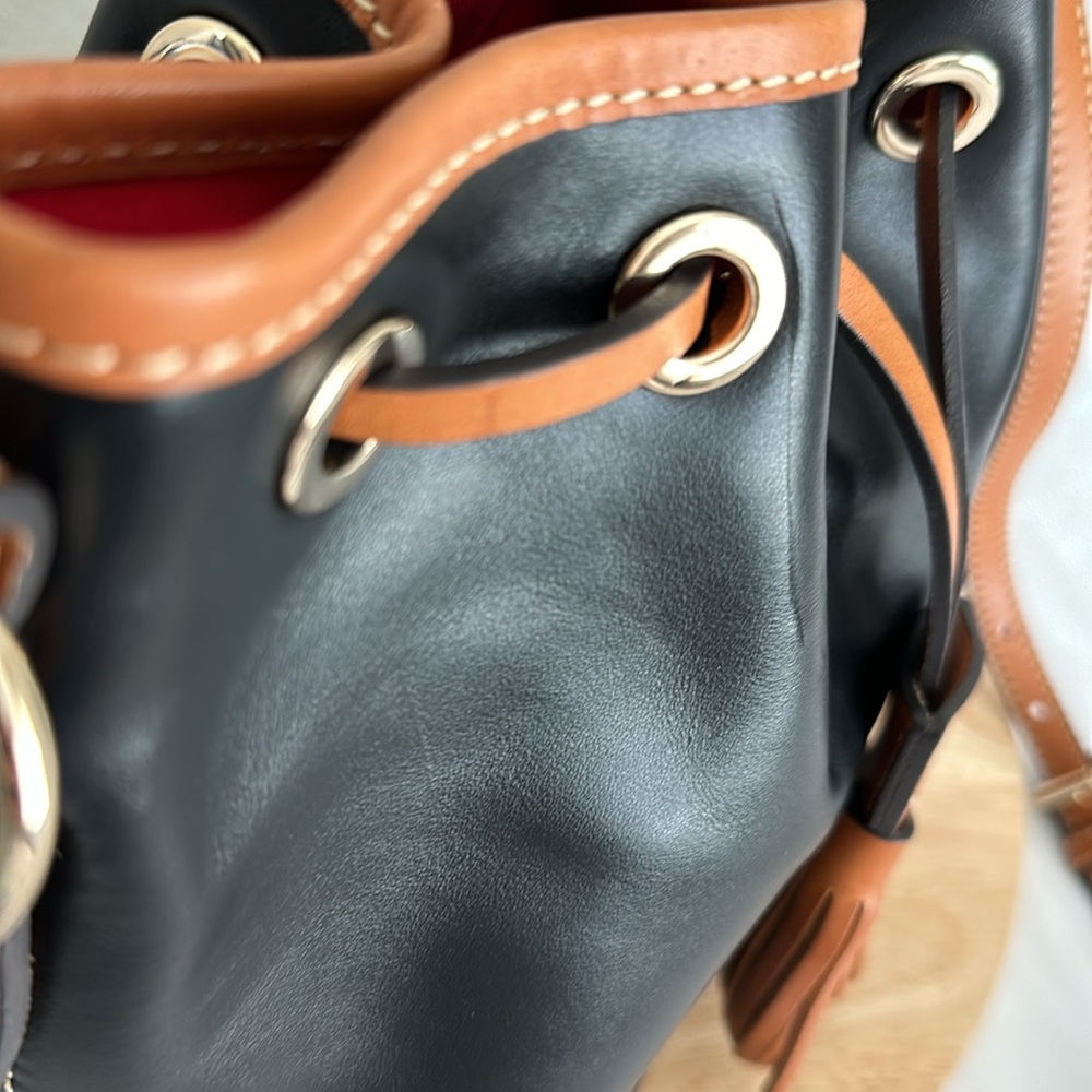 Dooney & Bourke Wexford Leather Crossbody Drawstring Bag - Picture 6 of 16